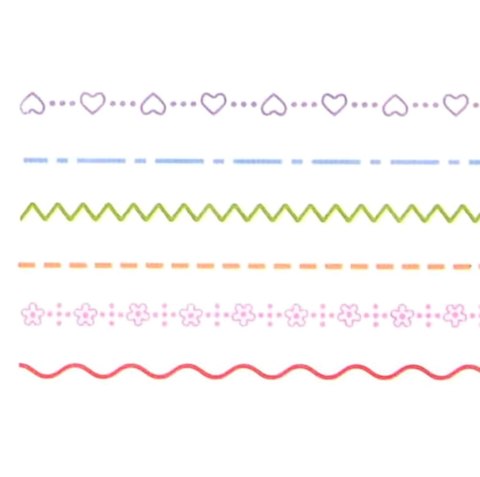 PR43 Markery do wzorkow mix 6 szt