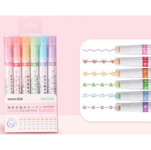 PR43A Markery do wzorkow mix 6 szt