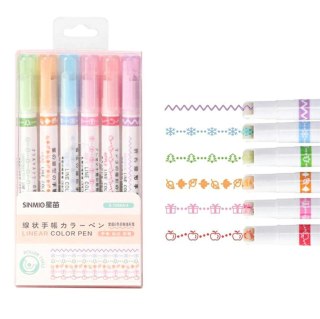 PR43B Markery do wzorkow mix 6 szt