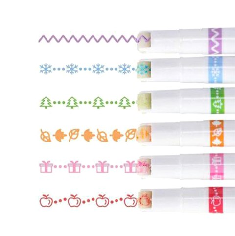 PR43B Markery do wzorkow mix 6 szt