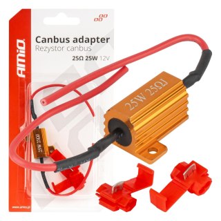 Rezystor canbus opornik do żarówek led 25? 25w amio-04093
