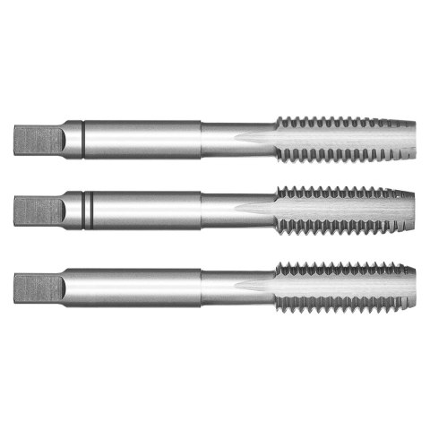 Gwintowniki Baildon - rozmiar M12, HSS, 3 szt. Gwintowniki Baildon - rozmiar M12, HSS, 3 szt.