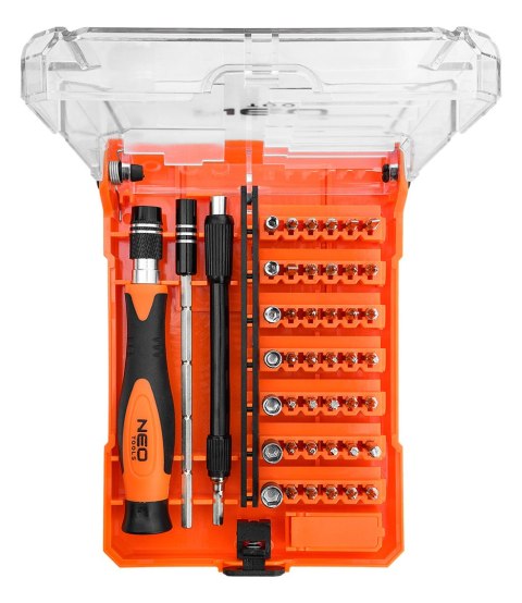 Końcówki wkrętakowe precyzyjne z uchwytem 45 szt. Końcówki wkrętakowe precyzyjne z uchwytem 45 szt.