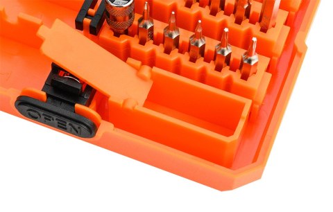 Końcówki wkrętakowe precyzyjne z uchwytem 45 szt. Końcówki wkrętakowe precyzyjne z uchwytem 45 szt.