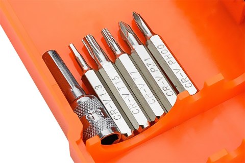 Końcówki wkrętakowe precyzyjne z uchwytem 45 szt. Końcówki wkrętakowe precyzyjne z uchwytem 45 szt.