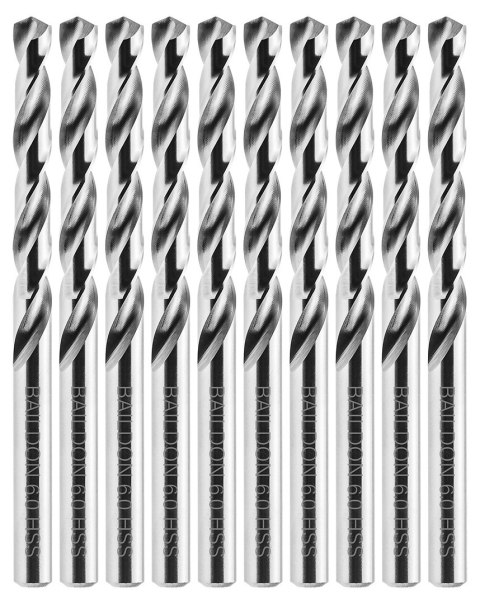 Wiertła do metalu Baildon BASIC DIN 338 RN NWKa 6 mm, HSS (S), 93-57 mm, wielokrotność 10