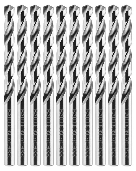 Wiertła do metalu Baildon BASIC DIN 338 RN NWKa 7 mm, HSS (S), 109-69 mm, wielokrotność 10 Wiertła do metalu Baildon BASIC DIN 338 RN NWKa 7 mm, HSS (S), 109-69 mm, wielokrotność 10