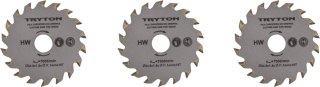 Zestaw tarczy tnących tct 54.8x11.1mm do przecinarki tpw500k - 3 szt
