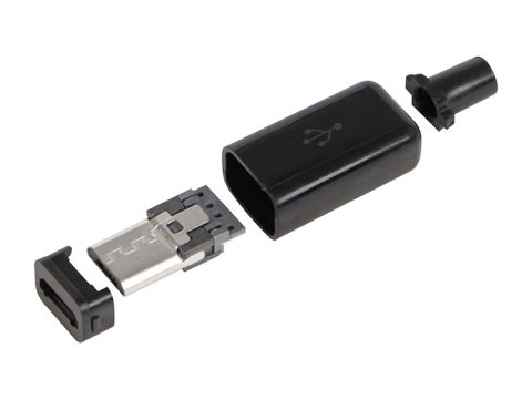 96-765# Wtyk micro usb typ b montowany na kabel