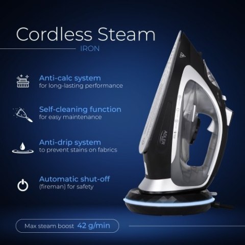 AD 5043 Żelazko parowe - bezprzewodowe