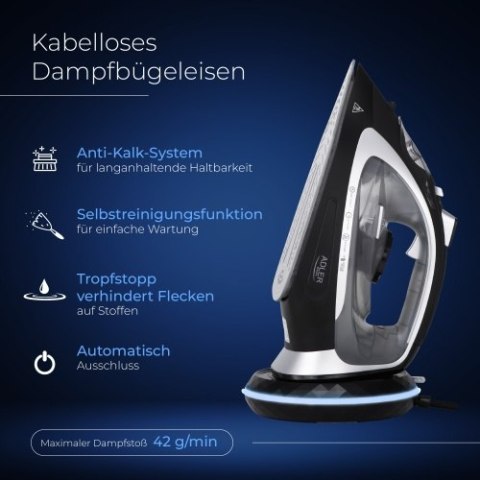 AD 5043 Żelazko parowe - bezprzewodowe