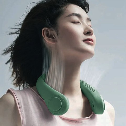 AG921A Przenośny wentylator na szyję zielony