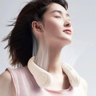 AG921B Przenośny wentylator na szyję rózowy