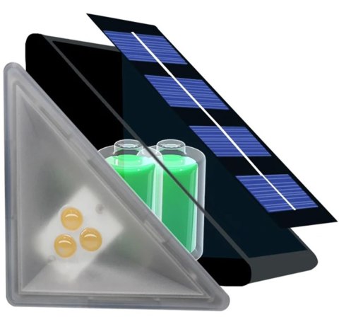 ZD148A Solarna lampka led na schody 2szt