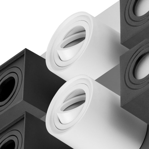 Ekspozytor Adviti oprawy natynkowe, szary, 133x16 cm