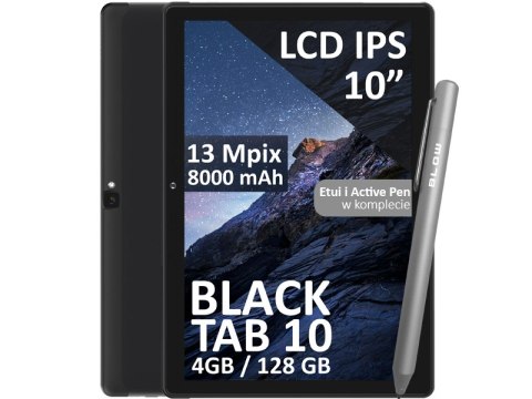 79-072# Tablet blow blacktab10 4/128gb 4g lte etui rysik