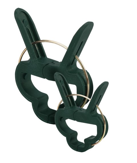 Klipsy do mocowania roślin zestaw 20 sztuk - 10 małych i 10 dużych