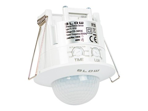 71-592# Czujnik ruchu blow ms-02 sufitowy 360° podtynkowy biały"