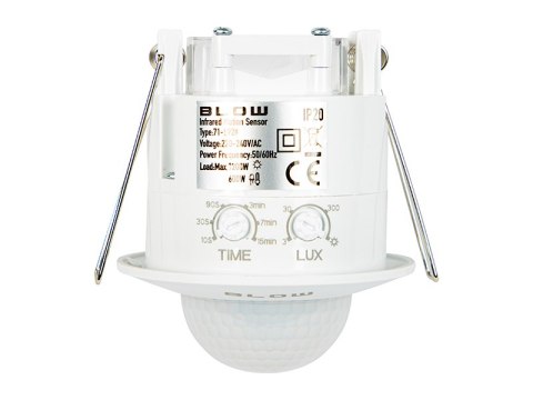 71-592# Czujnik ruchu blow ms-02 sufitowy 360° podtynkowy biały"