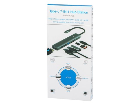 86-071# Rozgałęźnik usb wt.a-7w1 hub-05"