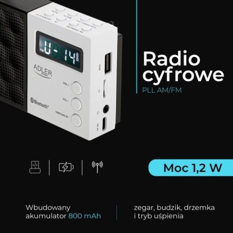 AD 1908 Radio cyfrowe pll am/fm
