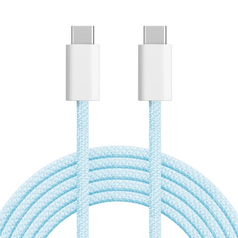 Kabel USB typu C - USB typu C 100 W 1,5 m niebieski Kruger&Matz Basic
