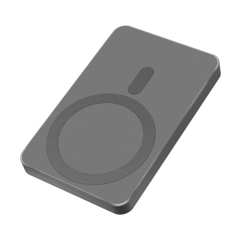 POWERBANK indukcyjny Kruger&Matz 5000 mAh Mag Safe szary