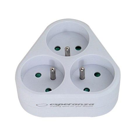 ELK303W Esperabza rozgałęźnik elektr. 3 gn. biały ELK303W Esperabza rozgałęźnik elektr. 3 gn. biały