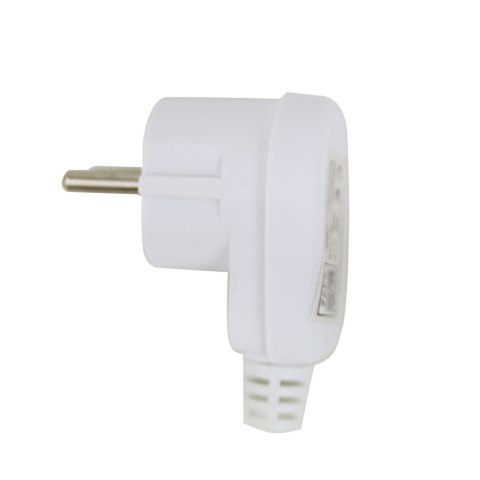 ELK308W Esperanza wtyczka kątowa uz. biała ELK308W Esperanza wtyczka kątowa uz. biała