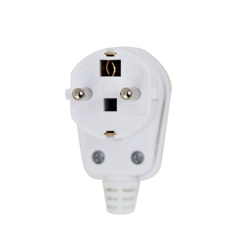 ELK308W Esperanza wtyczka kątowa uz. biała ELK308W Esperanza wtyczka kątowa uz. biała