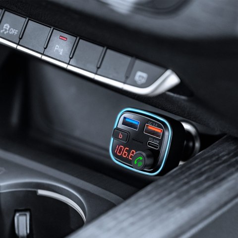 Transmiter samochodowy FM z funkcją bluetooth