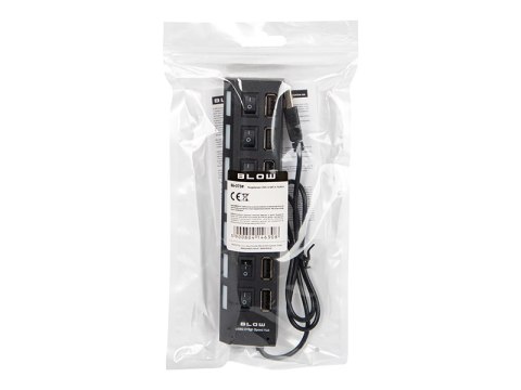 86-073# Rozgałęźnik usb wt.a-7xgn.a hub-06 czarny