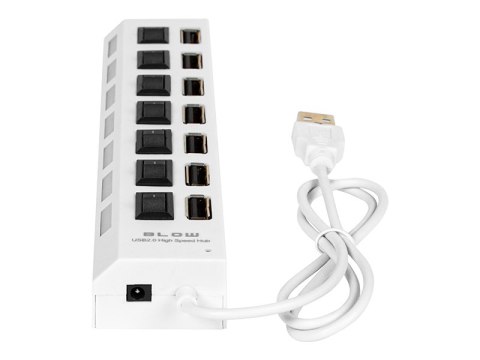 86-074# Rozgałęźnik usb wt.a-7xgn.a hub-06 biały