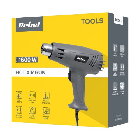 Opalarka na gorące powietrze 1600W Rebel