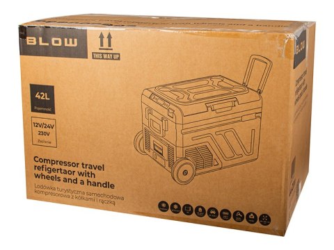44-211# Lodówka turystyczna samochodowa kompresorowa 42l blow