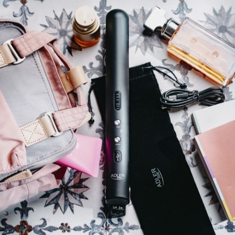 AD 2327 black Prostownica bezprzewodowa podróżna ? usb