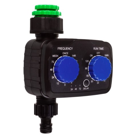Elektroniczny sterownik nawadniania GreenBlue, programator, zasilanie 2x 1,5V AA, GB391