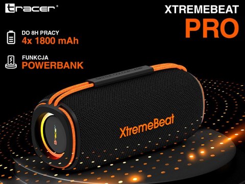Głośniki TRACER XtremeBeat PRO TWS BT RGB BLACK