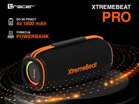 Głośniki TRACER XtremeBeat PRO TWS BT RGB BLACK