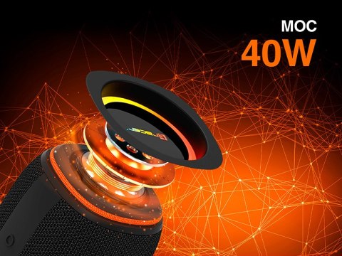 Głośniki TRACER XtremeBeat PRO TWS BT RGB BLACK