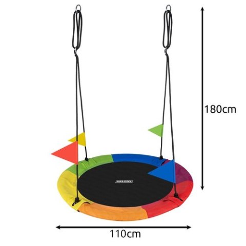 Huśtawka bocianie gniazdo 110cm Kruzzel 25284