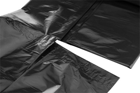 Worki na odpady budowlane 120 L, czarne, 10 sztuk, 50 mic