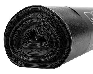 Worki na odpady budowlane 120 L, czarne, 10 sztuk, 70 mic