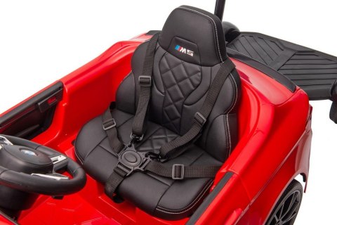 Auto Na Akumulator BMW M5 Z Platformą Dla Rodzica Czerwone Lakierowane Auto Na Akumulator BMW M5 Z Platformą Dla Rodzica Czerwone Lakierowane