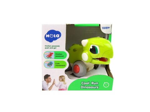 Dinozaur Na Kółkach Zielony Figurka Dinozaur Na Kółkach Zielony Figurka