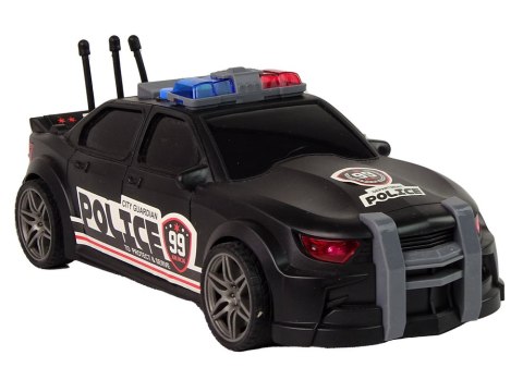 Auto Sportowe Policja 1:16 Czarny Dźwięk Auto Sportowe Policja 1:16 Czarny Dźwięk