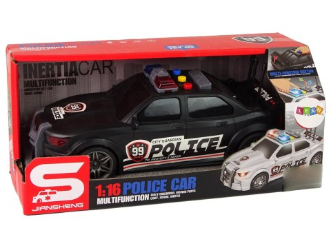 Auto Sportowe Policja 1:16 Czarny Dźwięk Auto Sportowe Policja 1:16 Czarny Dźwięk