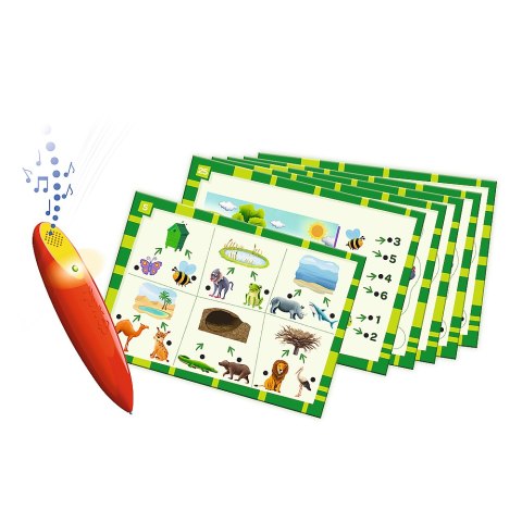Gra edukacyjna dla dzieci Zwierzęta Magiczny ołówek Trefl 02111 Gra edukacyjna dla dzieci Zwierzęta Magiczny ołówek Trefl 02111