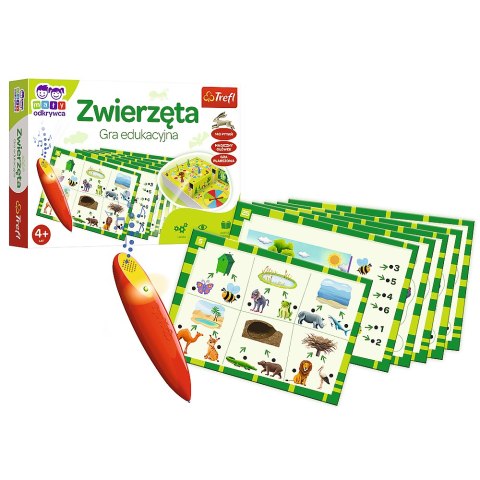 Gra edukacyjna dla dzieci Zwierzęta Magiczny ołówek Trefl 02111 Gra edukacyjna dla dzieci Zwierzęta Magiczny ołówek Trefl 02111