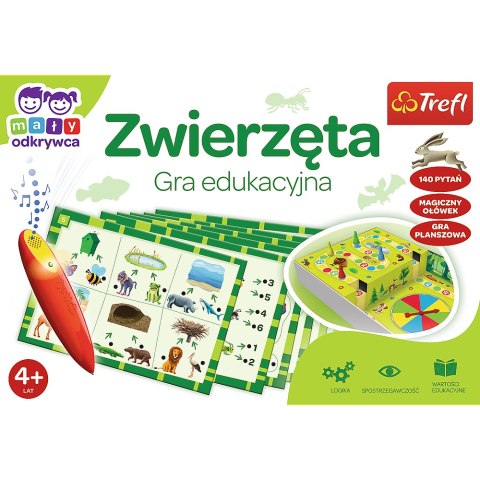 Gra edukacyjna dla dzieci Zwierzęta Magiczny ołówek Trefl 02111 Gra edukacyjna dla dzieci Zwierzęta Magiczny ołówek Trefl 02111